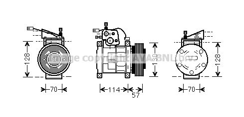 AVA QUALITY COOLING Компрессор, кондиционер JEK034